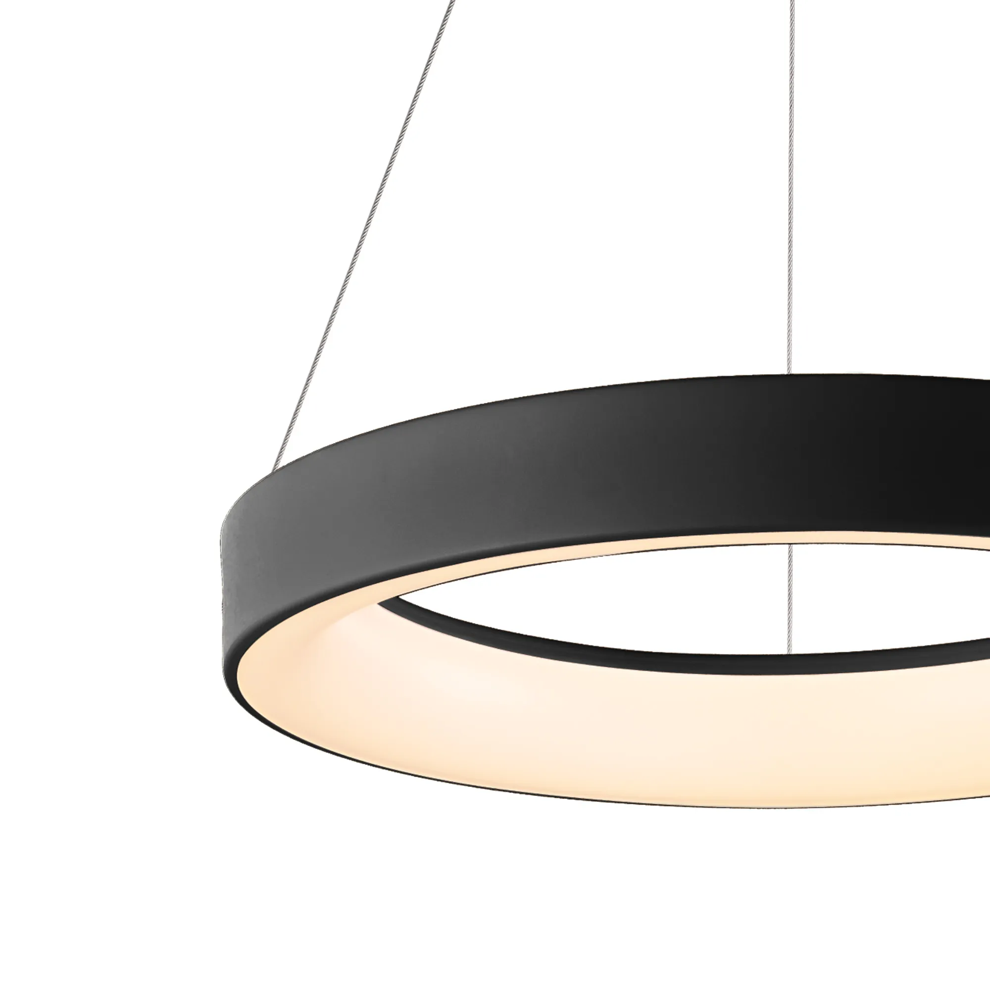 Niseko II Ring Pendant 38cm 30W LED Black M8626  Mantra Niseko II Black